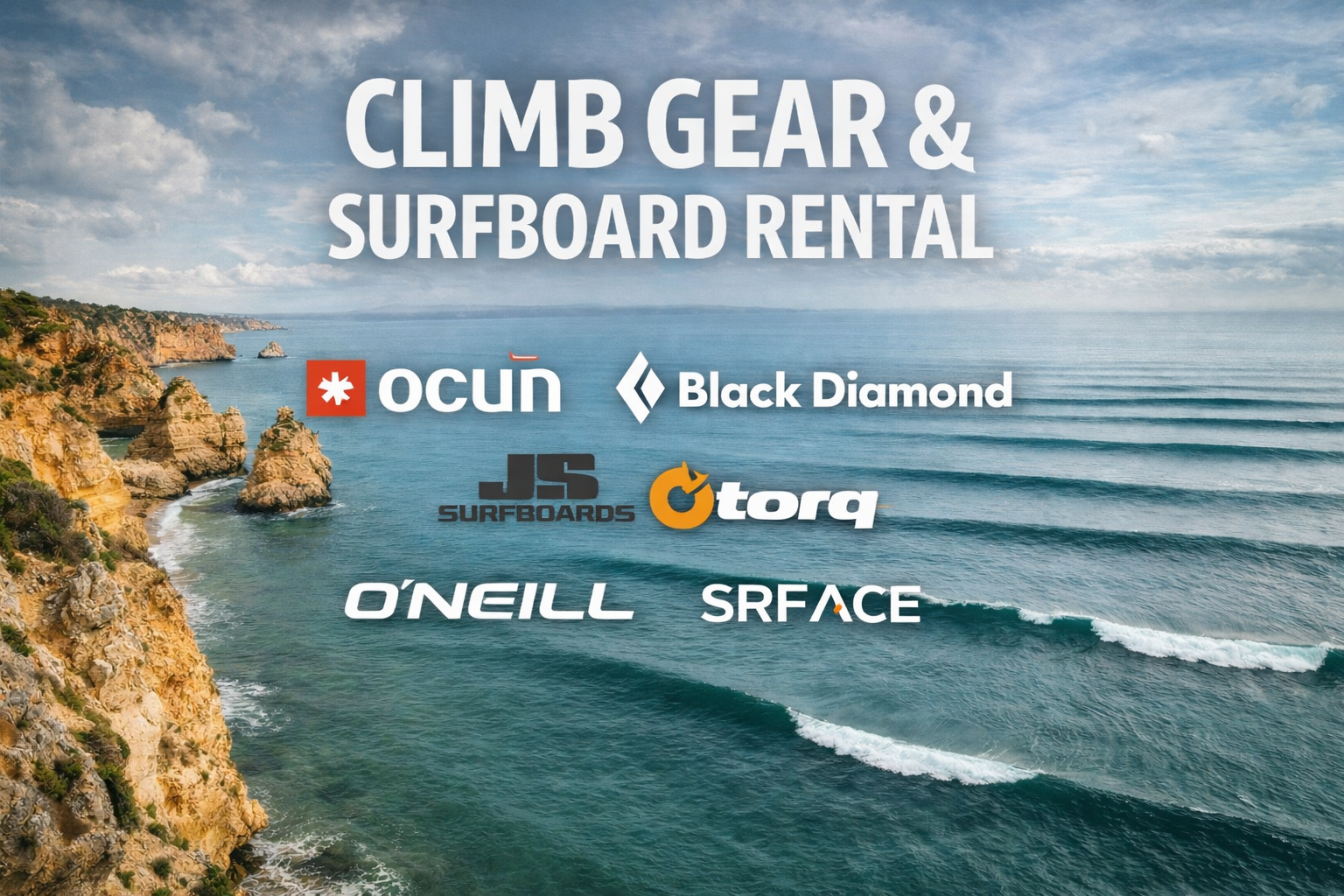 Climb & Surf Rental Algarve - Hero Image